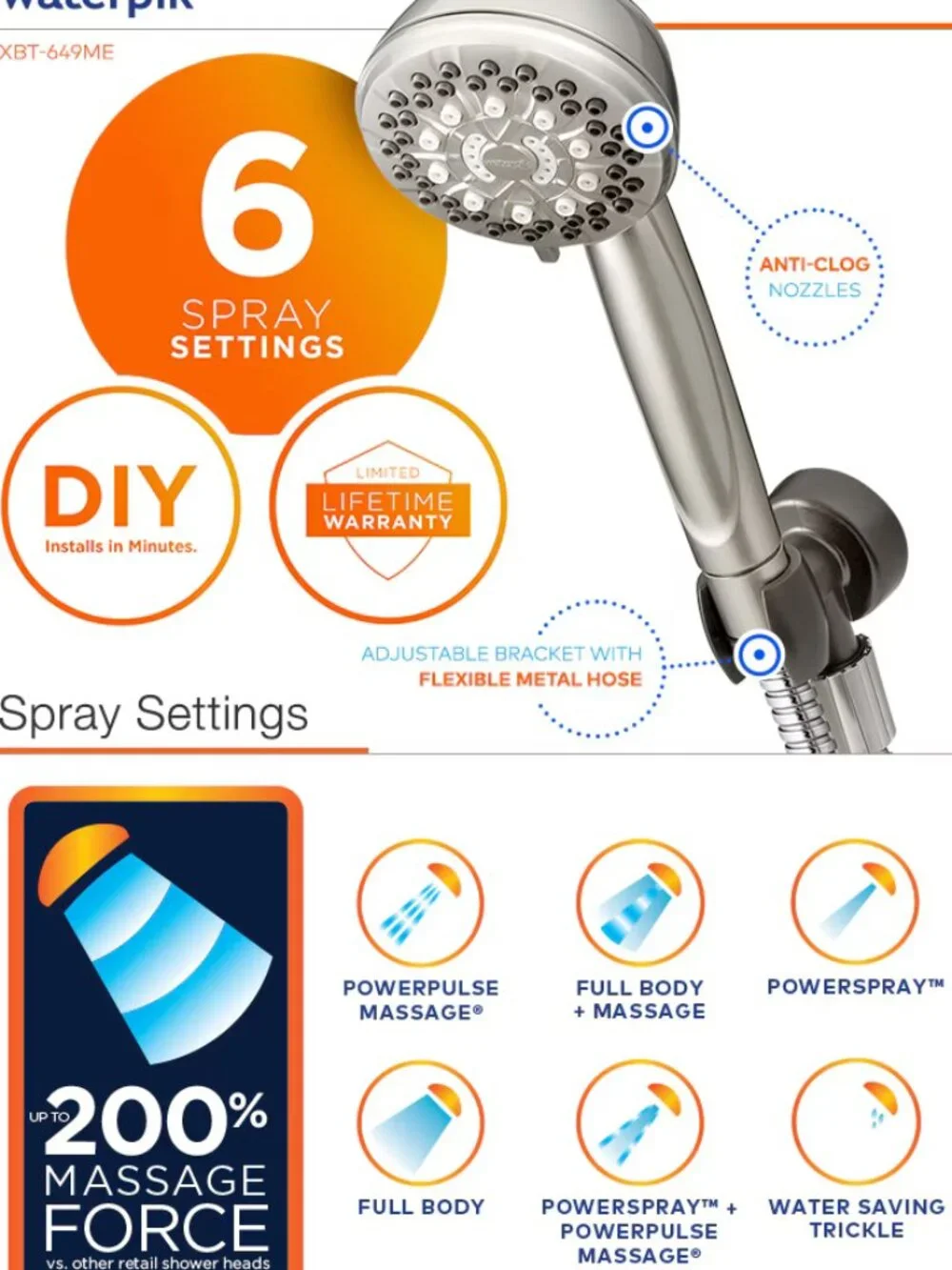 Waterpik add touch